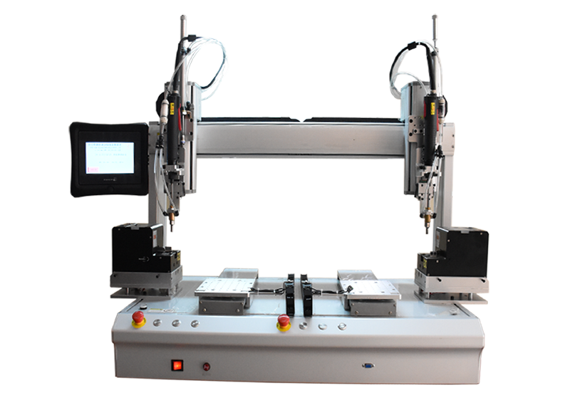 双头双工位自动螺丝机